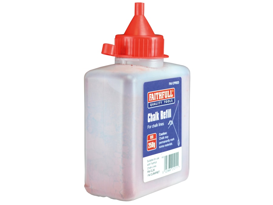 Faithfull FAICPRED Red Chalk Powder 250g