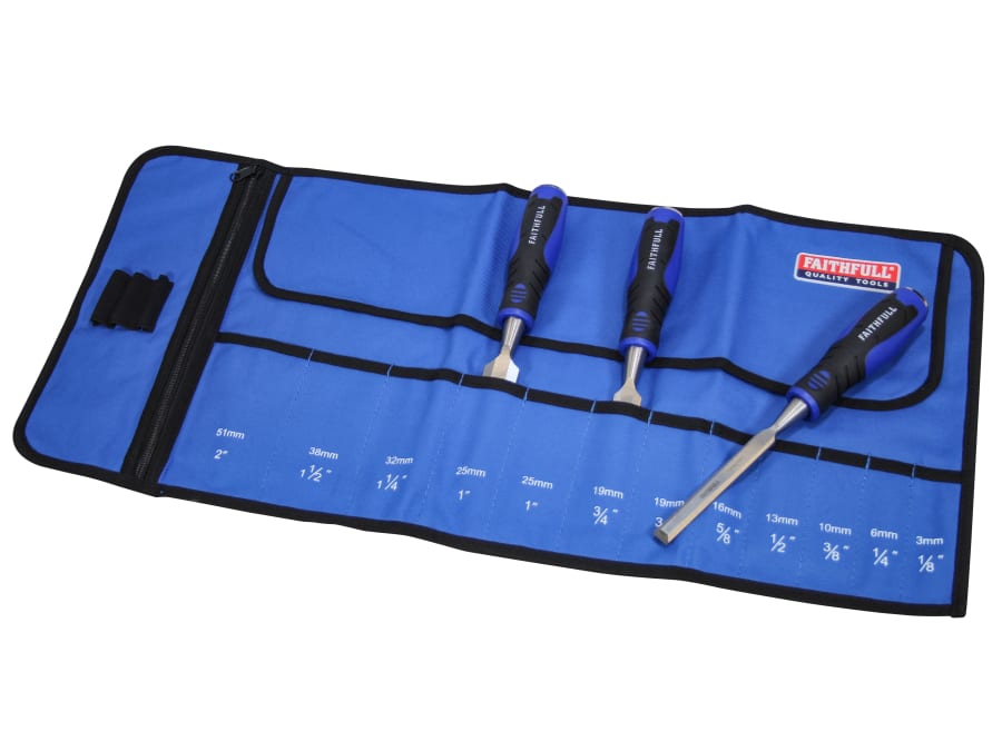 Faithfull FAICR12 Chisel Roll 32 x 68cm