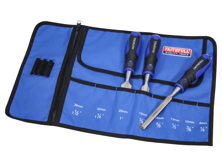 Faithfull FAICR8 Chisel Roll 32 × 50cm