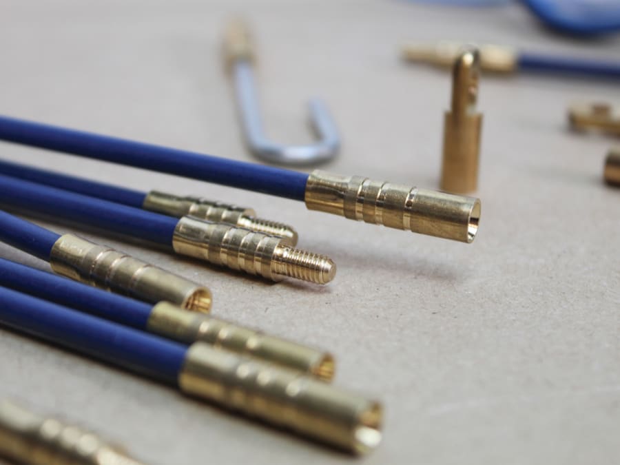 Faithfull FAICRS330 10 × 330mm Fibreglass Cable Rod Set 15pc