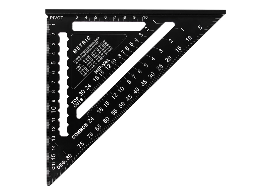 Faithfull FAICSQ7MCNC 180mm Aluminium Roofing Square