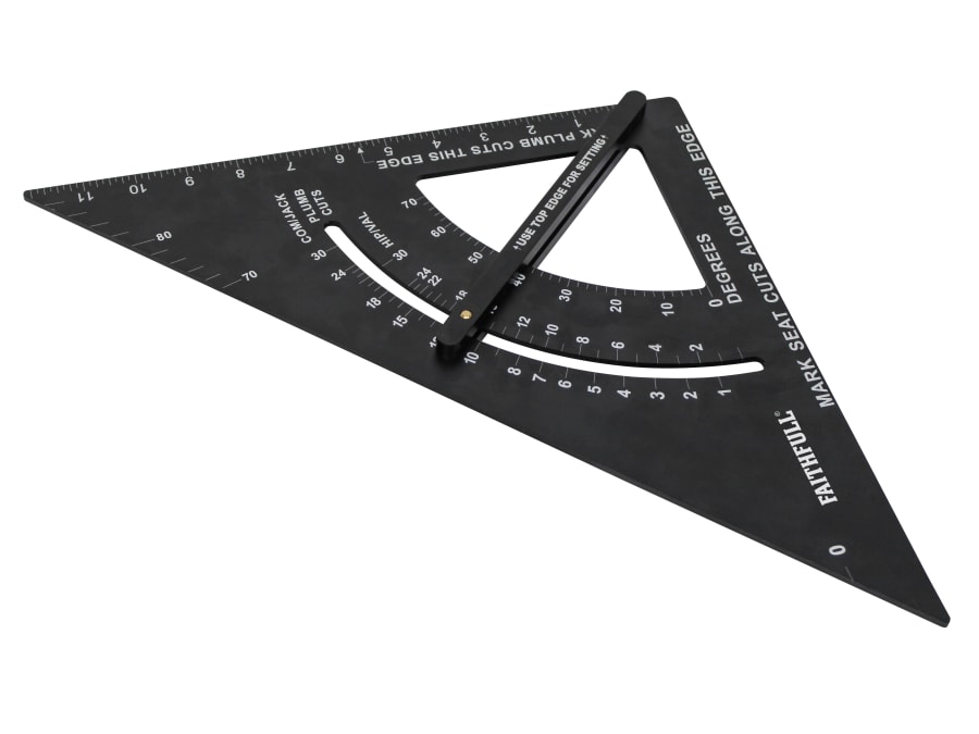 Faithfull FAICSQA12CNC 300mm Adjustable Roofing Square