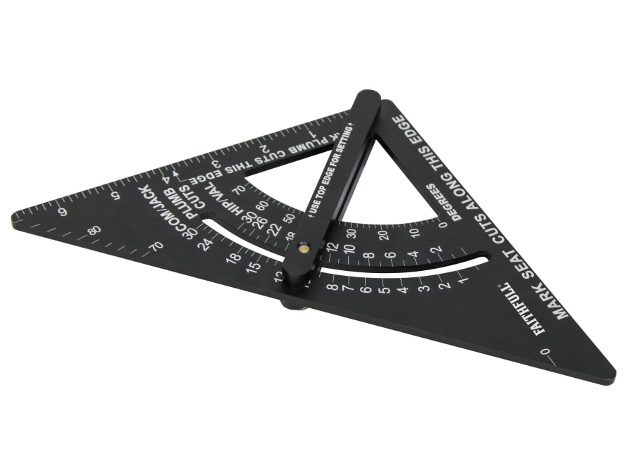 Faithfull FAICSQA7CNC 180mm Adjustable Quick Roofing Square