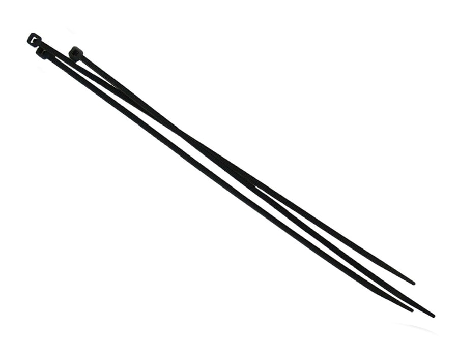 Faithfull FAICT250B 4.8 x 250mm Cable Ties Black