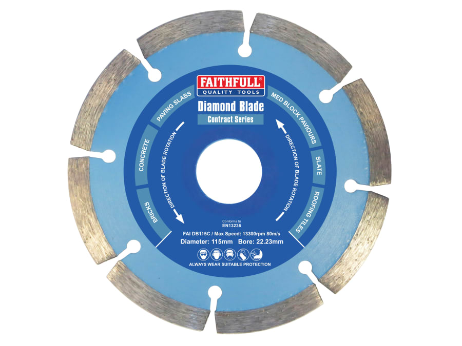 Faithfull FAIDB115C 115mm Diamond Blade