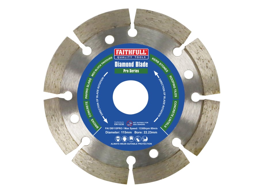 Faithfull FAIDB115PRO 115mm Diamond Blade