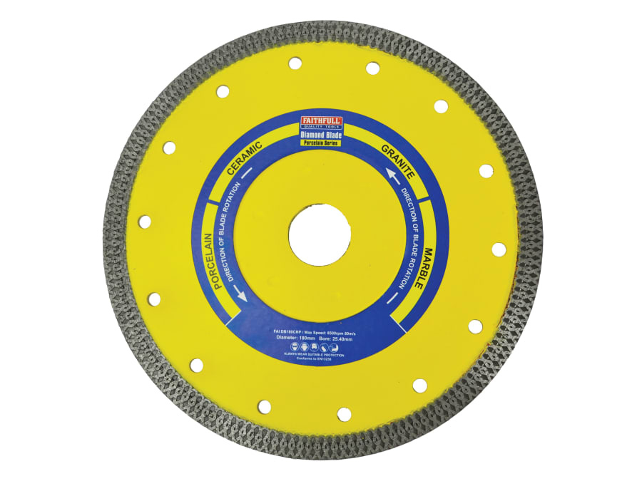 Faithfull FAIDB180CRP 180mm Diamond Blade