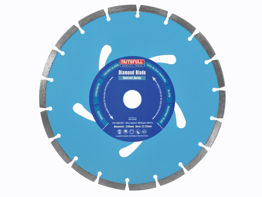 Faithfull FAIDB230C 230mm Diamond Blade