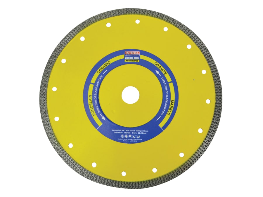 Faithfull FAIDB230CRP 230mm Porcelain Diamond Blade