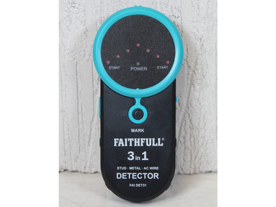 Faithfull FAIDET31 3-in-1 Detector Stud Metal & Live Wire