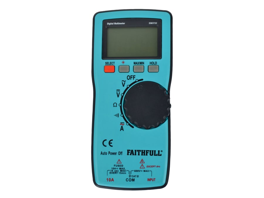 Faithfull FAIDETAUTO Auto-Range Digital Multimeter