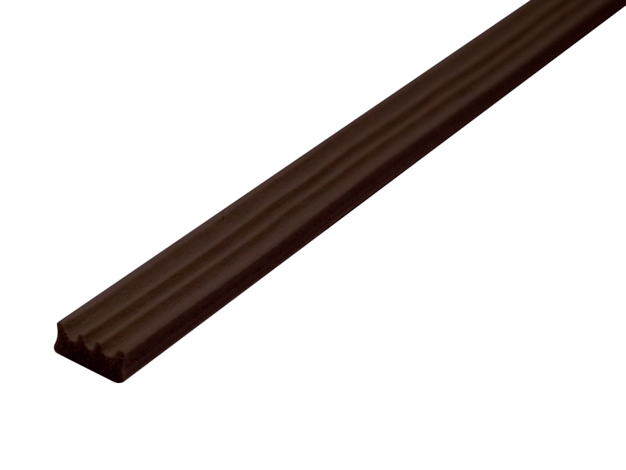 Faithfull FAIDEW9356B EPDM Draught Excluder Brown 6M 9 x 3.5mm