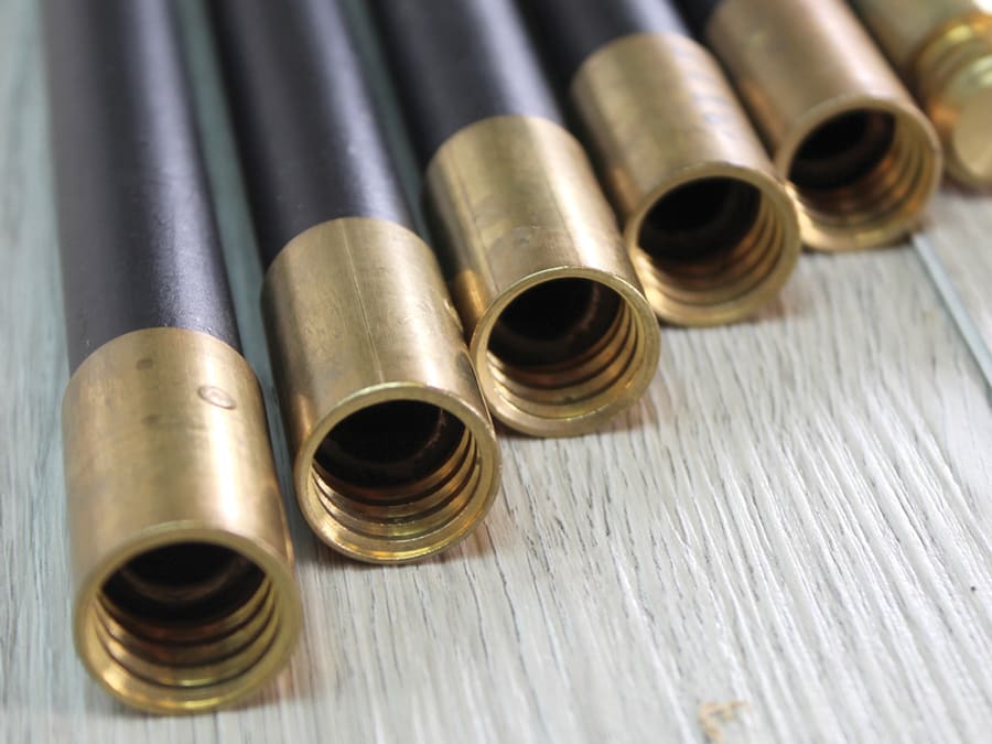 Faithfull FAIDRSET12 Drain Rod Set with 10 x Rods Plunger & Worm