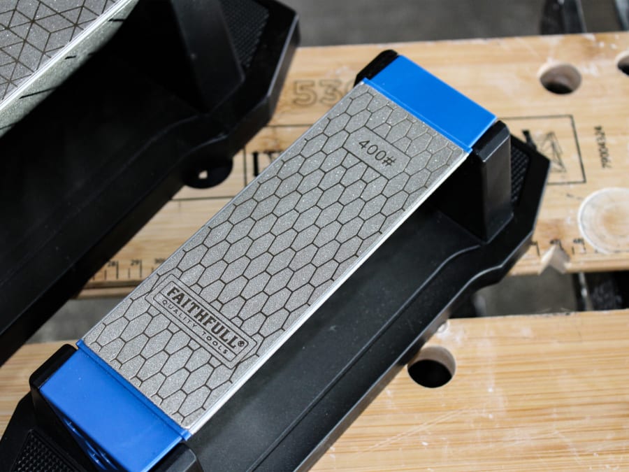 Faithfull FAIDWTRI150 Diamond Sharpening Tri-Stone 400, 1000 & 1200G