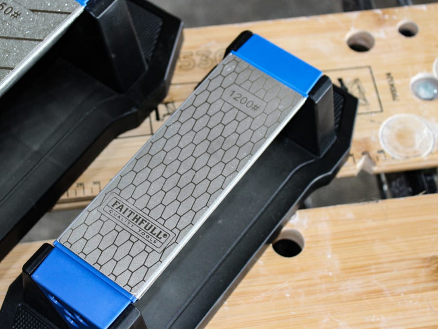 Faithfull FAIDWTRI150 Diamond Sharpening Tri-Stone 400, 1000 & 1200G