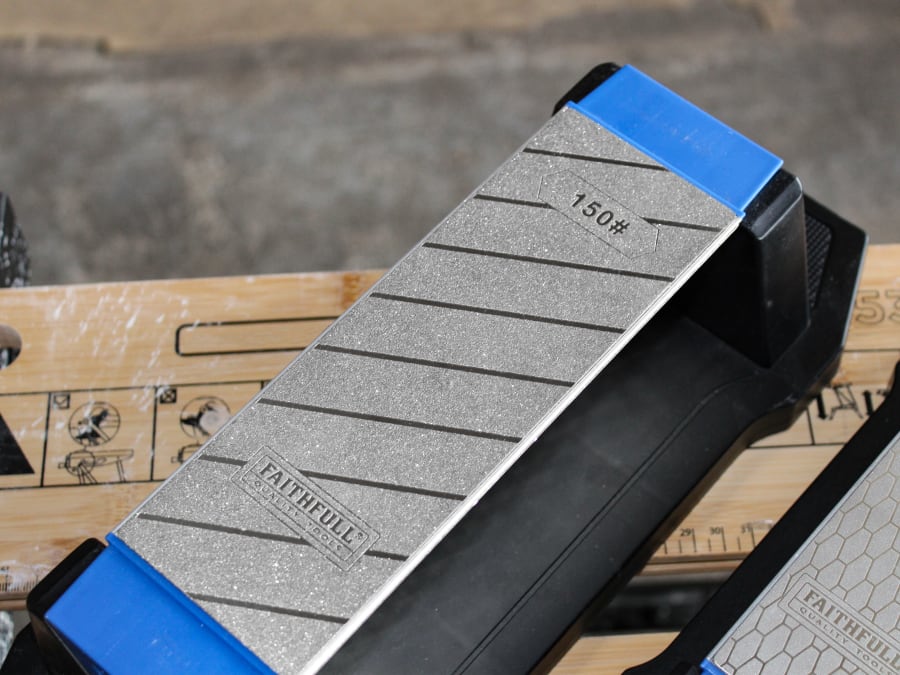 Faithfull FAIDWTRI200 Diamond Sharpening Tri-Stone 150, 325 & 1200G