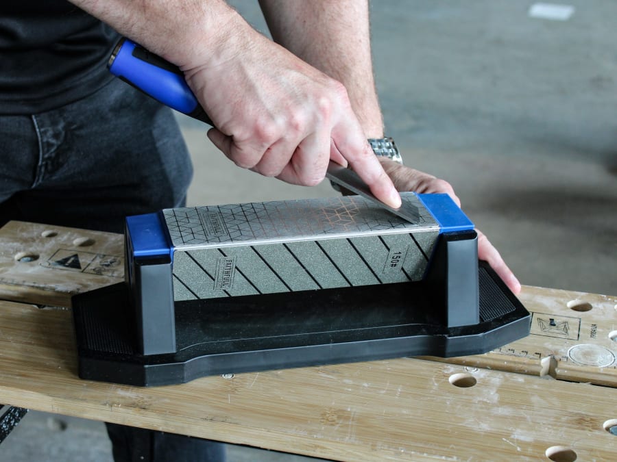 Faithfull FAIDWTRI200 Diamond Sharpening Tri-Stone 150, 325 & 1200G