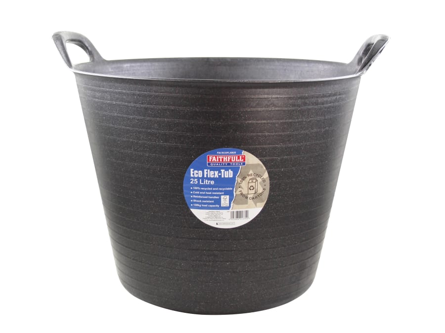 Faithfull FAIECOFLXB25 25 Litre Eco Flex Tub