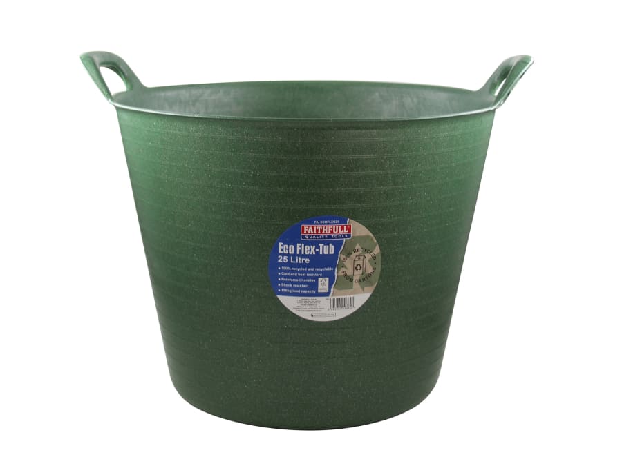 Faithfull FAIECOFLXG25 25L Eco Flex Tub