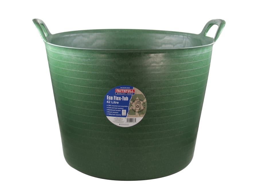 Faithfull FAIECOFLXG42 42 Litre Eco Flex Tub