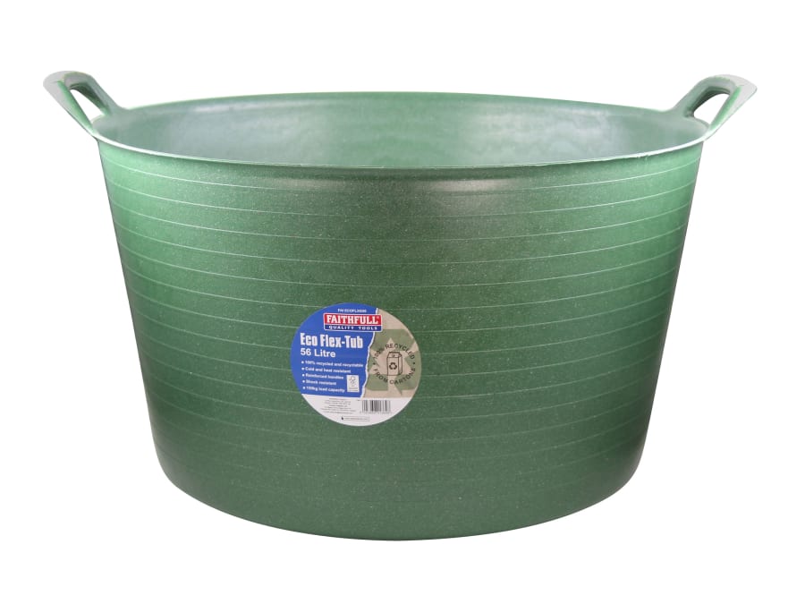 Faithfull FAIECOFLXG56 56 Litre Eco Flex Tub