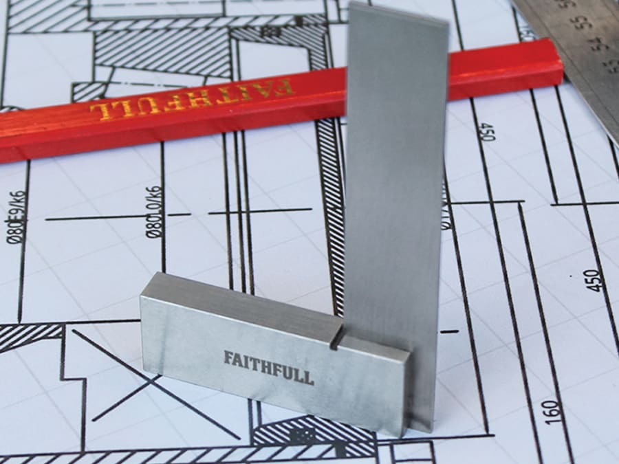 Faithfull FAIES3 75mm Engineer's Square