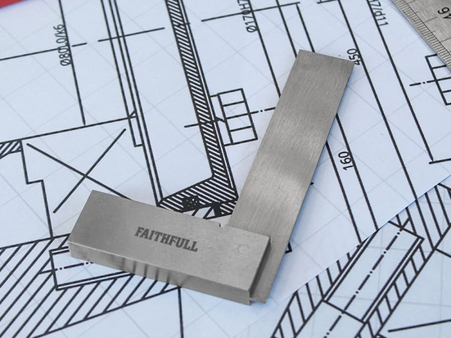 Faithfull FAIES3 75mm Engineer's Square