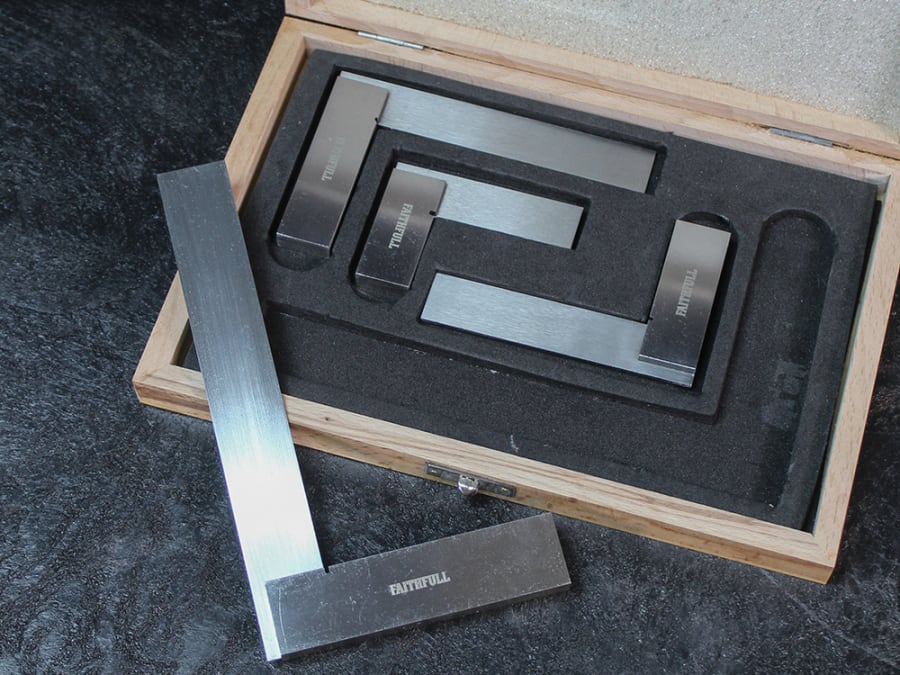 Faithfull FAIESSET4 Engineer's Squares Set 4 Piece