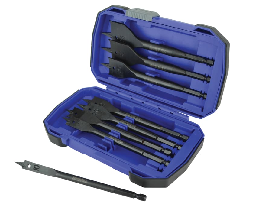 Faithfull FAIFBSET8 8 Piece Impact Rated Flat Bit Set