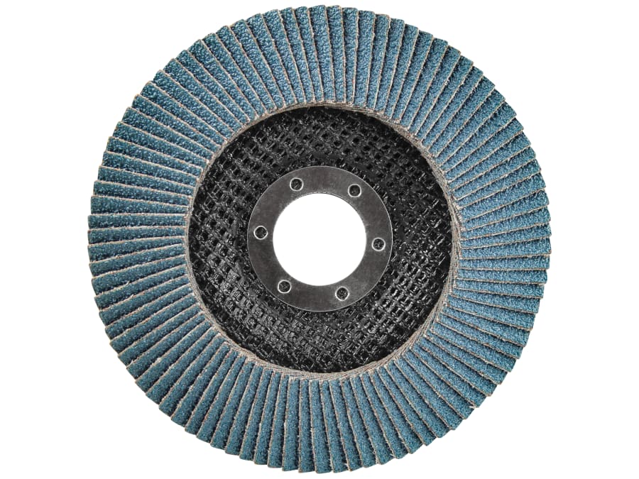 Faithfull FAIFD11580Z 115mm x 22mm 80 Grit Zirconia Flap Disc