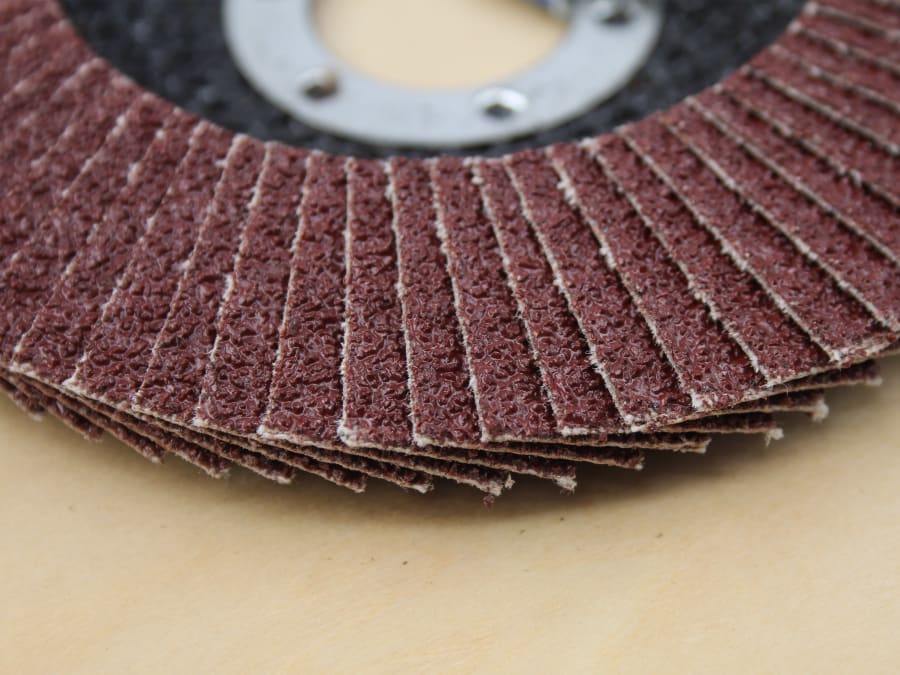 Faithfull FAIFD115A40 115mm Aluminium Oxide Flap Disc 40 Grit