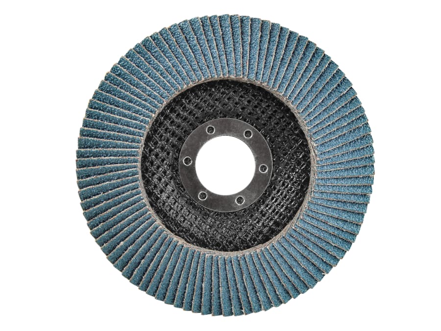 Faithfull FAIFD125120Z 125mm 120 Grit Zirconia Flap Disc