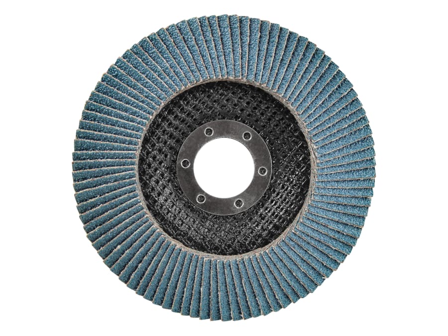 Faithfull FAIFD12540Z 125mm 40 Grit Zirconia Flap Disc