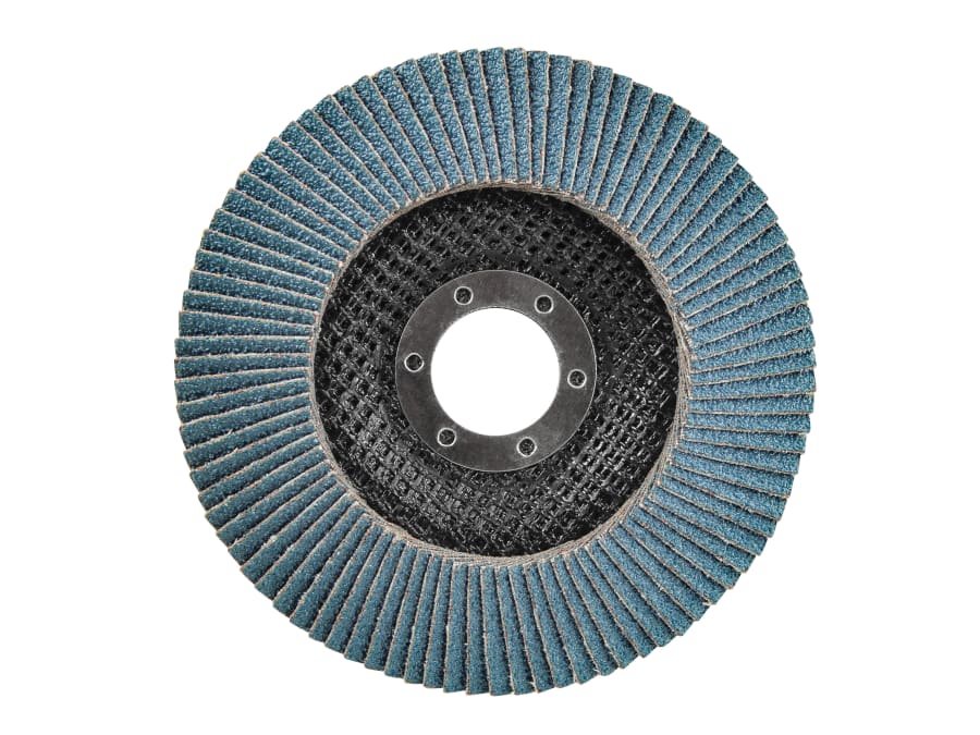 Faithfull FAIFD12580Z 125mm 80 Grit Zirconia Flap Disc