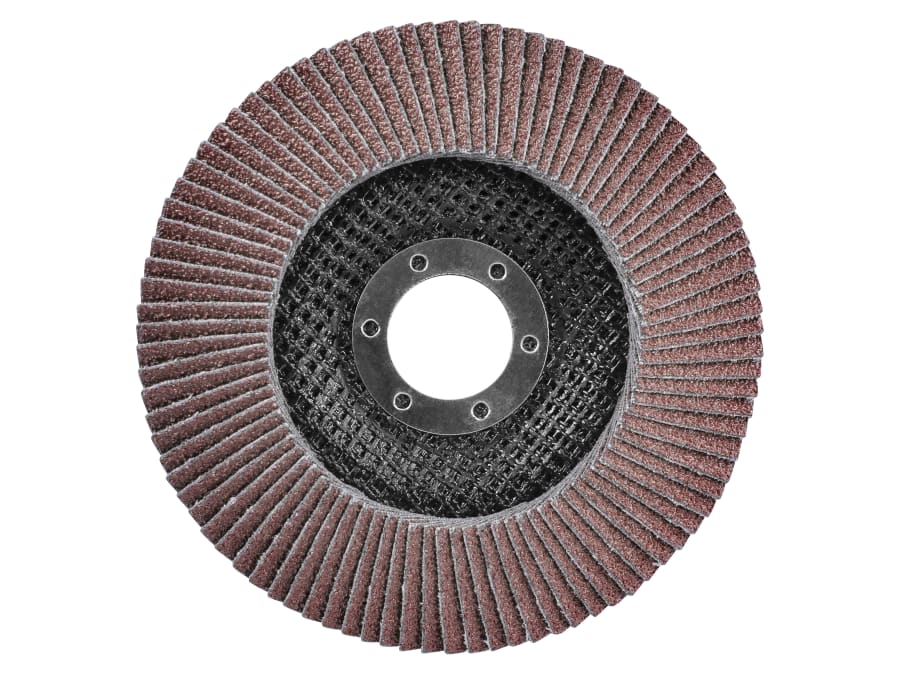 Faithfull FAIFD125A120 125mm 120 Grit Aluminium Oxide Flap Disc