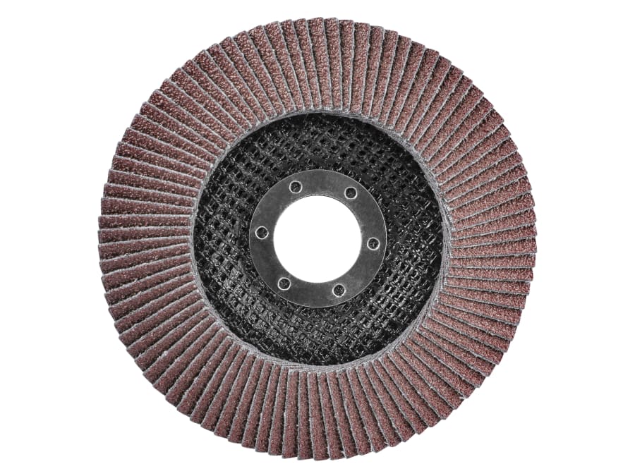 Faithfull FAIFD125A80 125mm x 22mm 80 Grit Aluminium Oxide Flap Disc