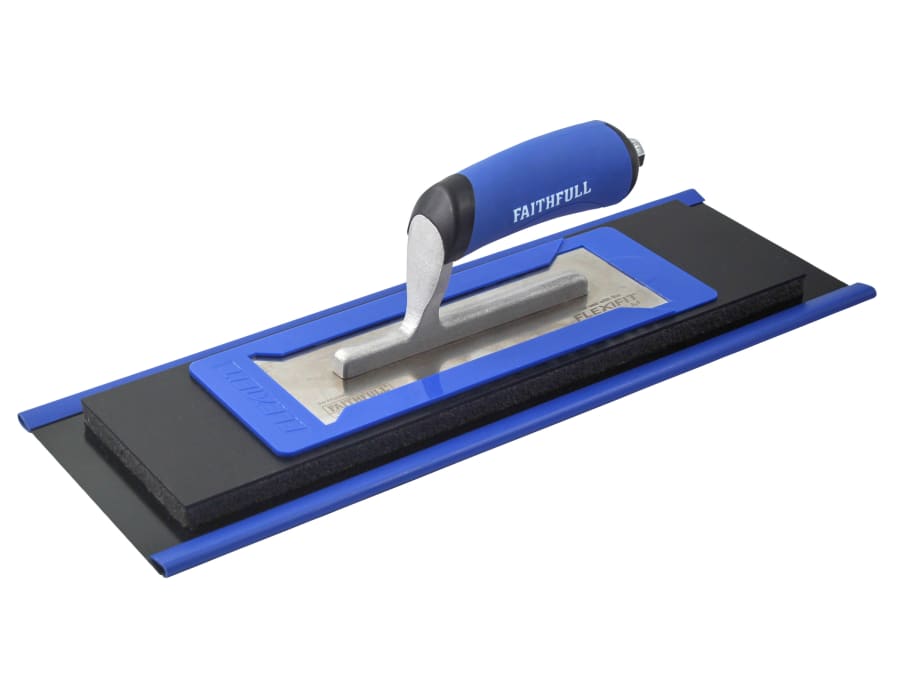 Faithfull FAIFLEXI16F 16in FlexiFit Trowel with Plastic Blade and Foam Kit