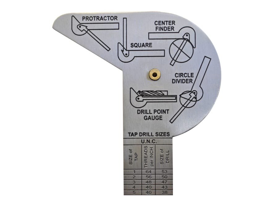 Faithfull FAIGAUGEMULT 100mm Multi Purpose Angle Protractor