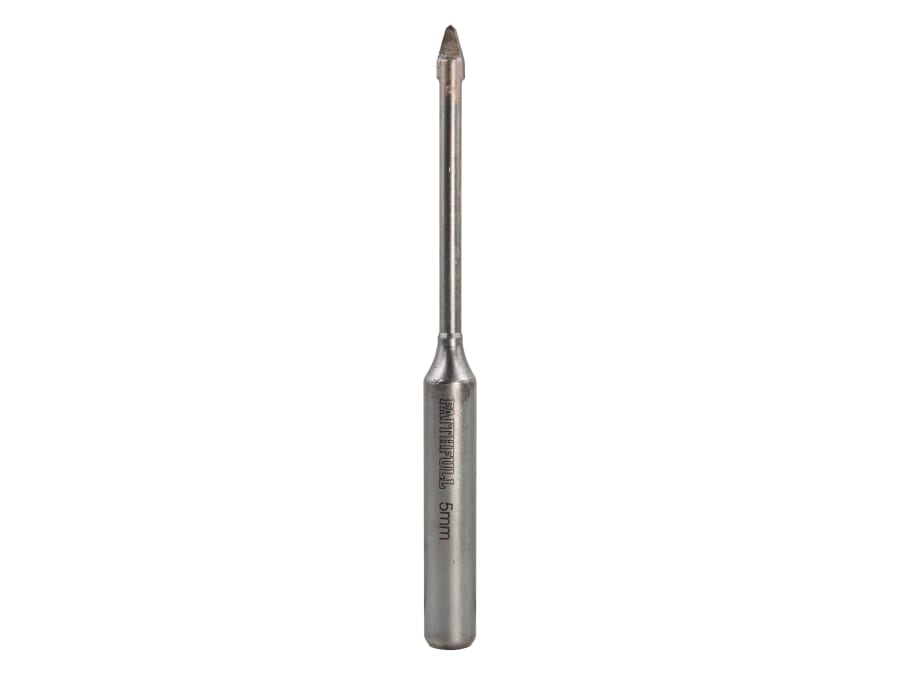 Faithfull FAIGDC05 5mm Carbide Tile & Glass Drill Bit