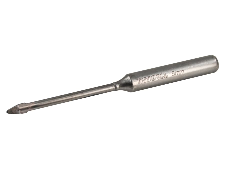Faithfull FAIGDC05 5mm Carbide Tile & Glass Drill Bit