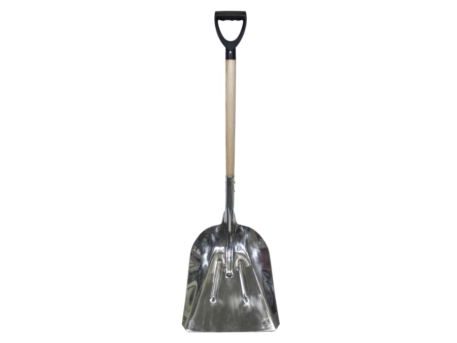 Faithfull FAIGRAIN Aluminium Grain Shovel with Wood Handle