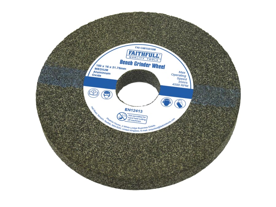 Faithfull FAIGW15016M 150 x 16mm General Purpose Grinding Wheel