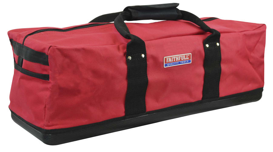 Faithfull FAIH24HB 61cm Hard Bottom Zip Top Holdall