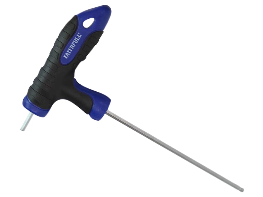Faithfull FAIHK80MTN 8mm Ball Ended T-Handle Hexagon Key