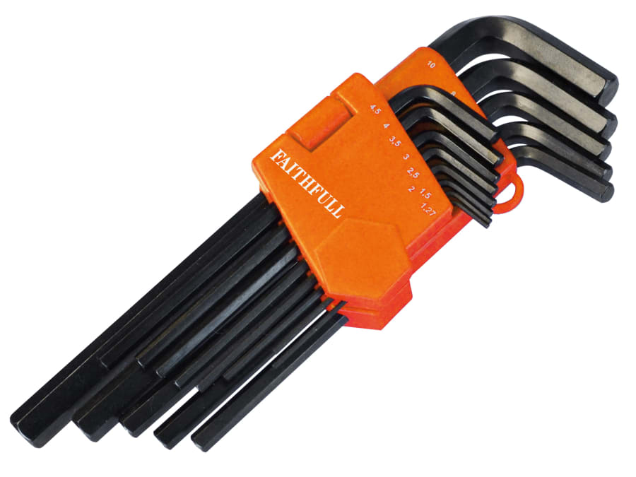 Faithfull FAIHKS13ML 13 Piece Metric Long Arm Hex Key Set