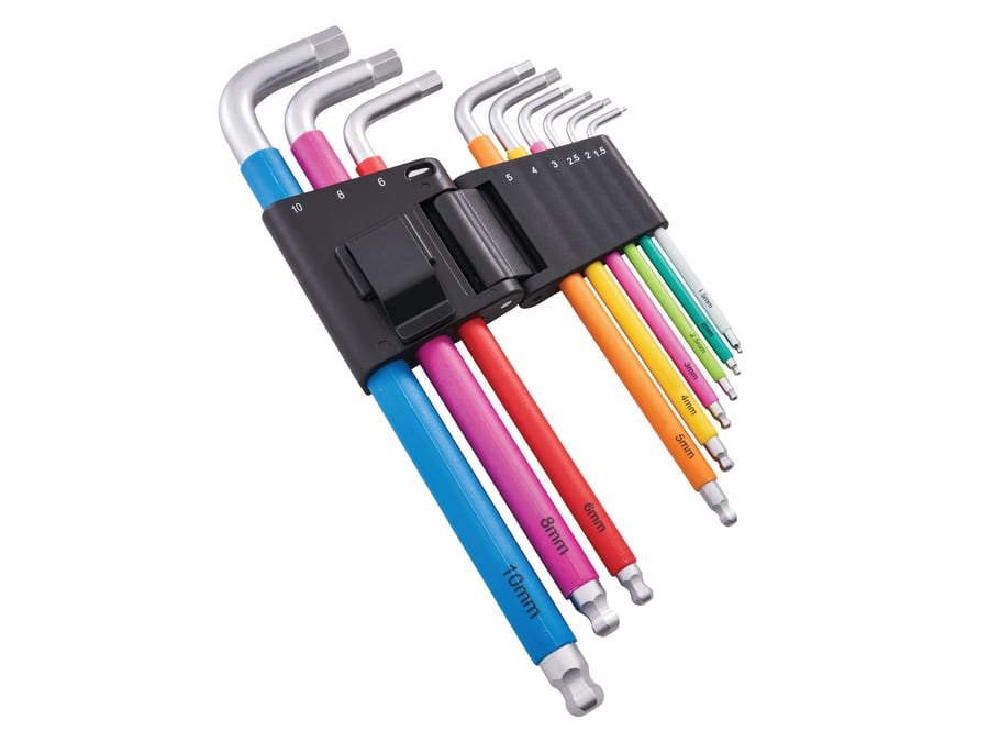 Faithfull FAIHKS9C 9 Piece Metric Hex Key Set