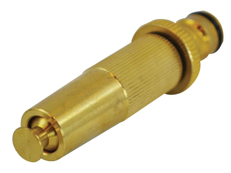 Faithfull FAIHOSENOZZ Brass Adjustable Hose Nozzle