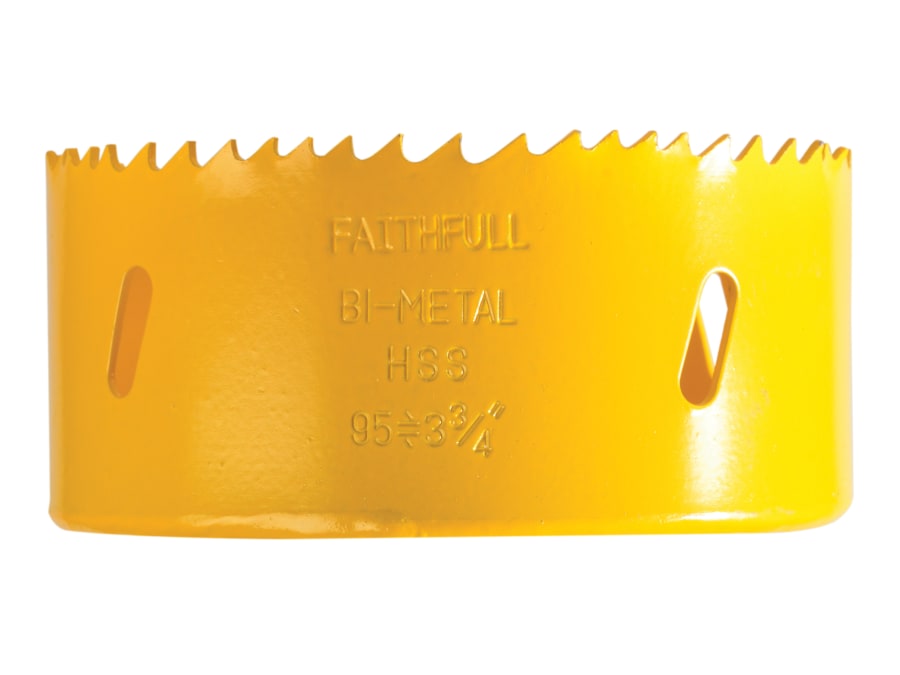 Faithfull FAIHSVP95 95mm Bi-Metal Cobalt Holesaw