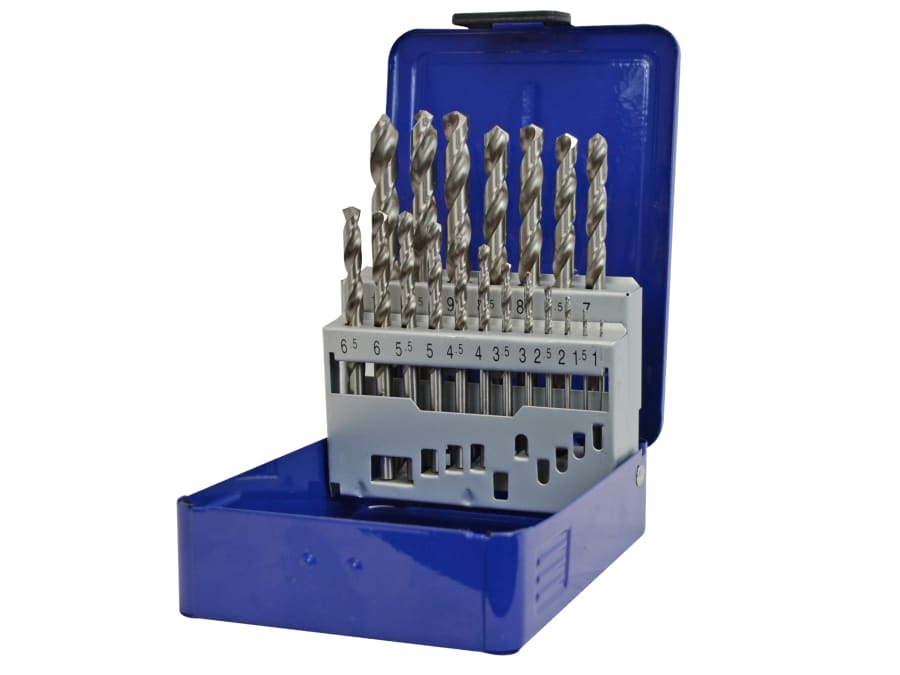 Faithfull FAIMSET19PRO 19 Piece HSS Drill Bit Set 1-10mm with Case