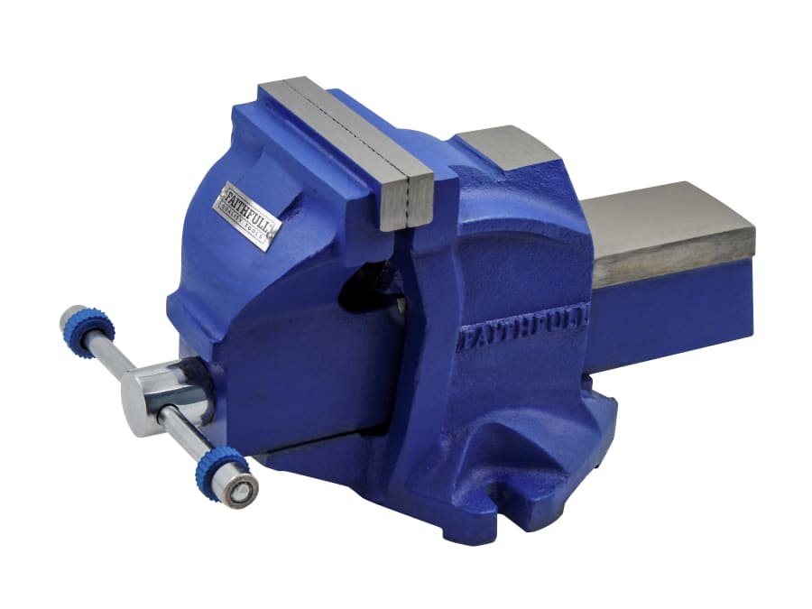 Faithfull FAIMV100SG 100mm Mechanics Vice with Magnetic Jaws